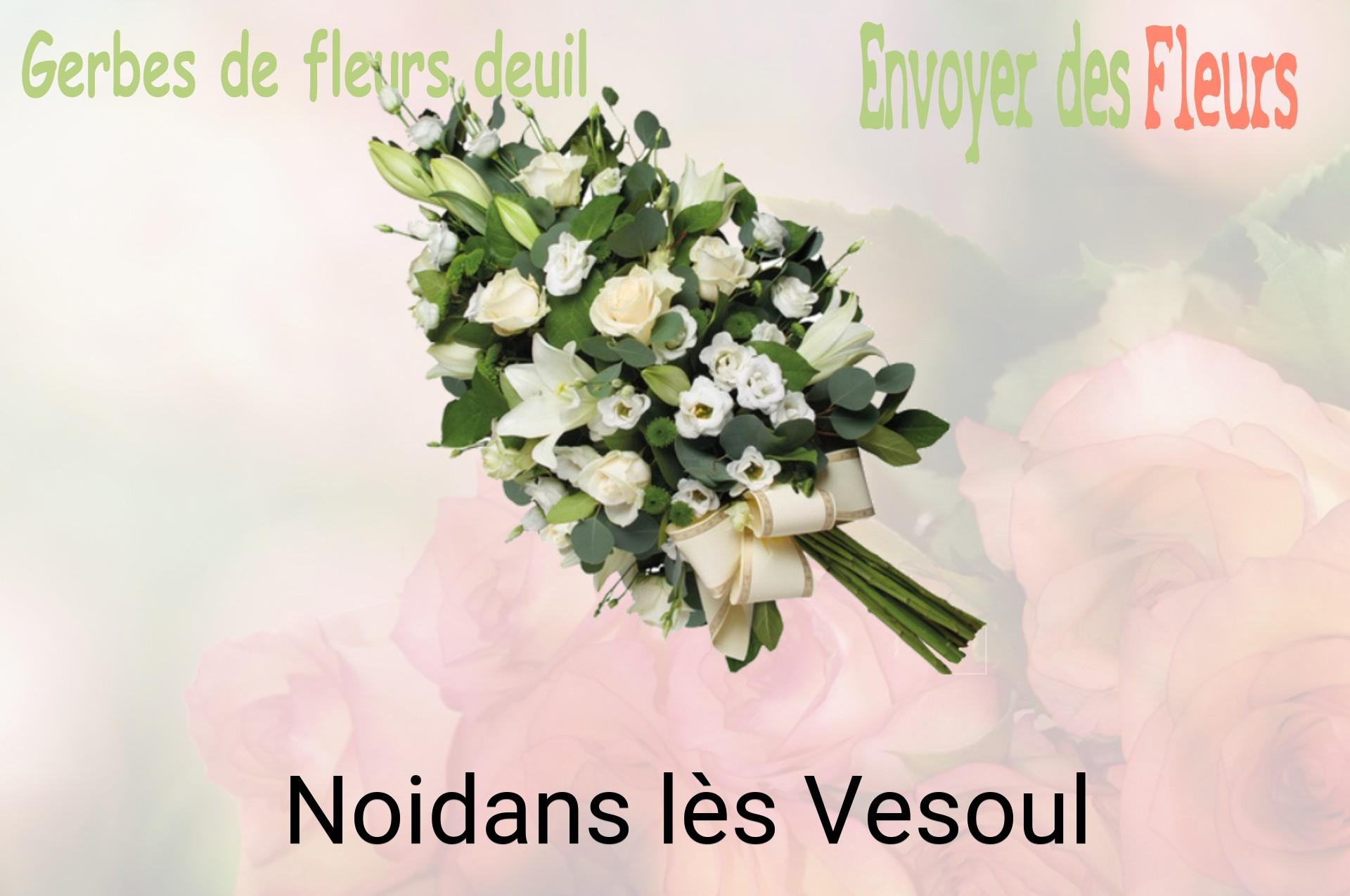 Gerbe de fleurs de deuil livrée à Noidans-lès-Vesoul
